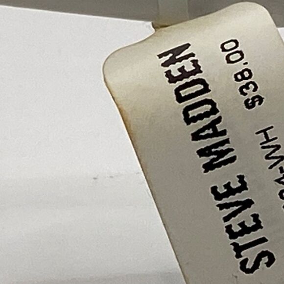 Steve Maddon White Retro Sunglasses NWT - Picture 8 of 8